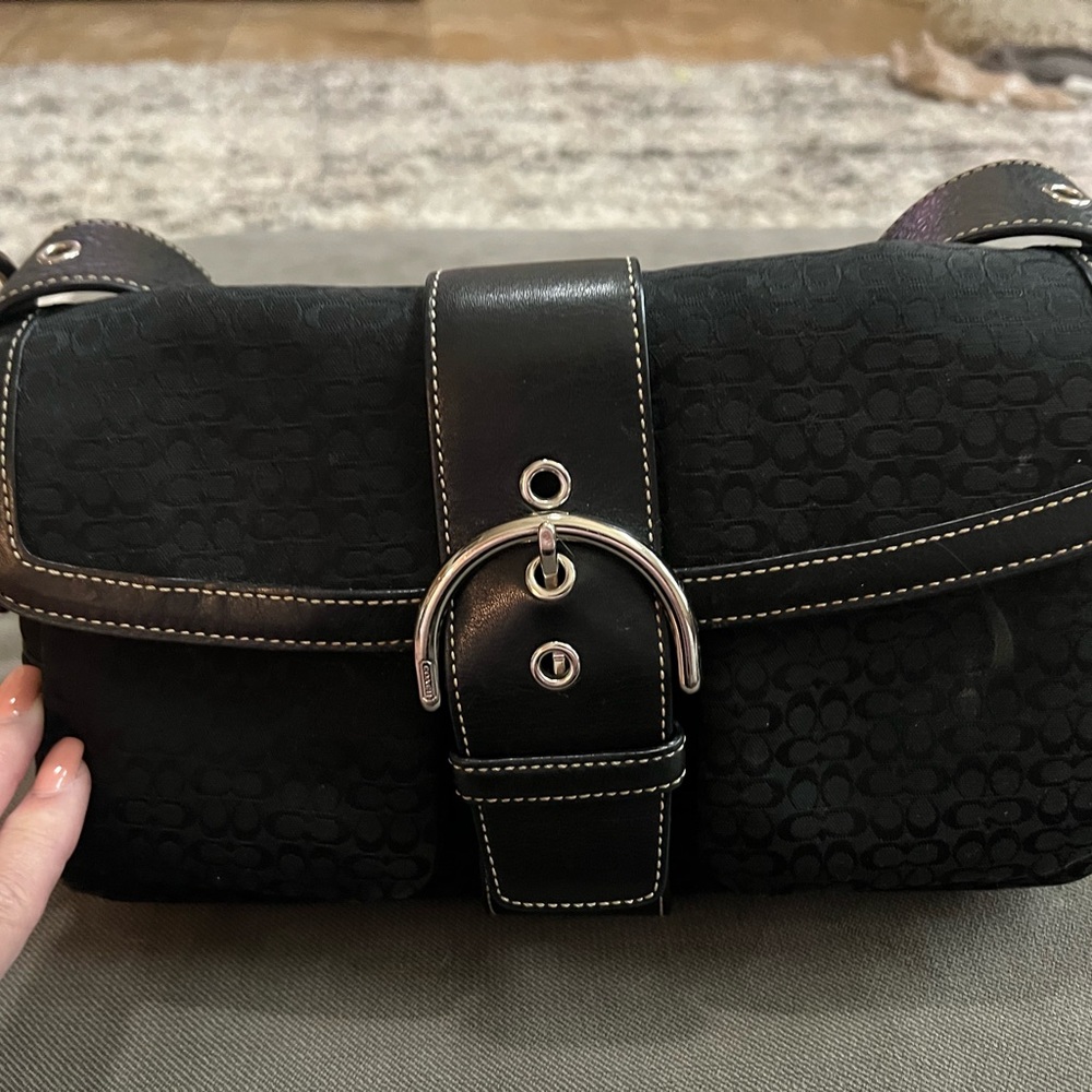 Coach purse, black